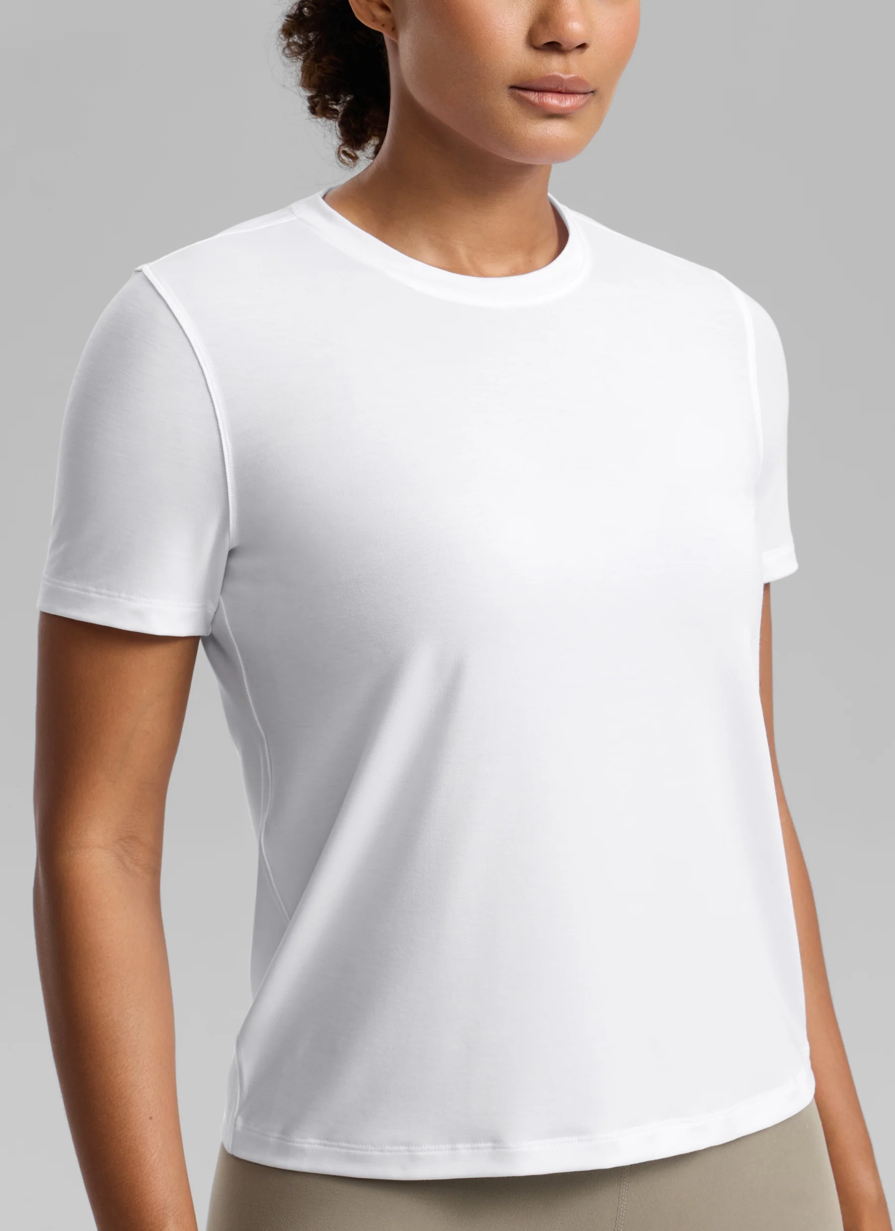 Quick Dry Crewneck Hip Length Short Sleeve - Image 16
