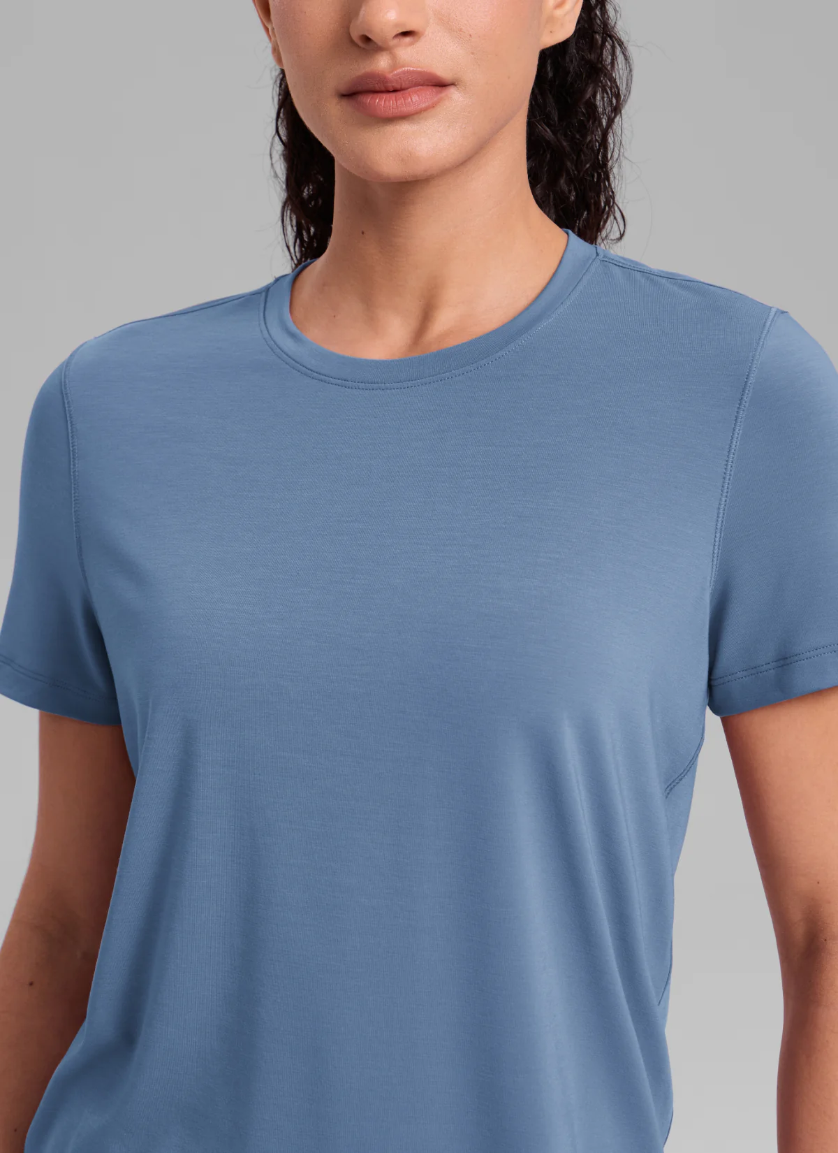 Quick Dry Crewneck Hip Length Short Sleeve - Image 20