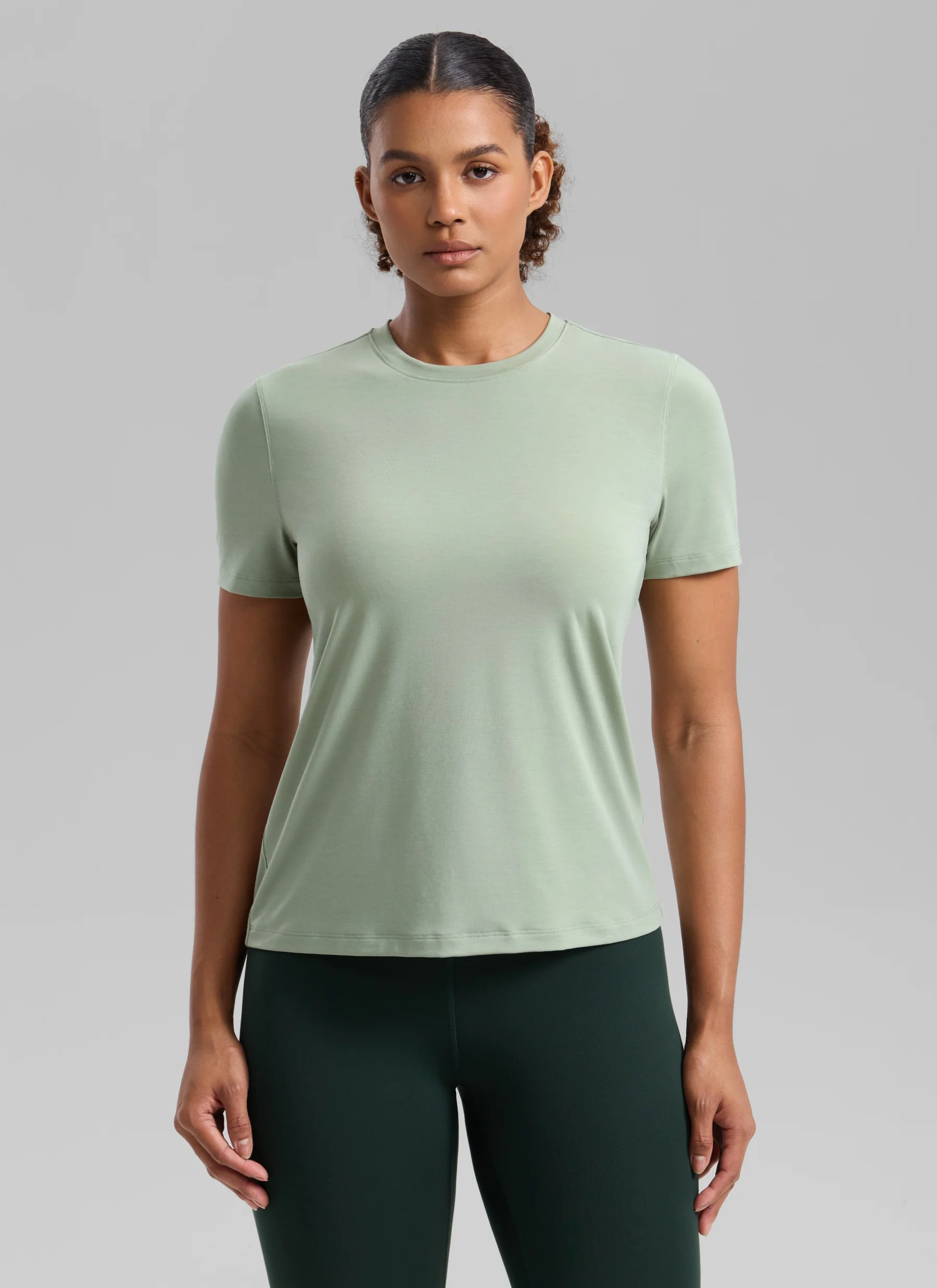 Quick Dry Crewneck Hip Length Short Sleeve - Image 25