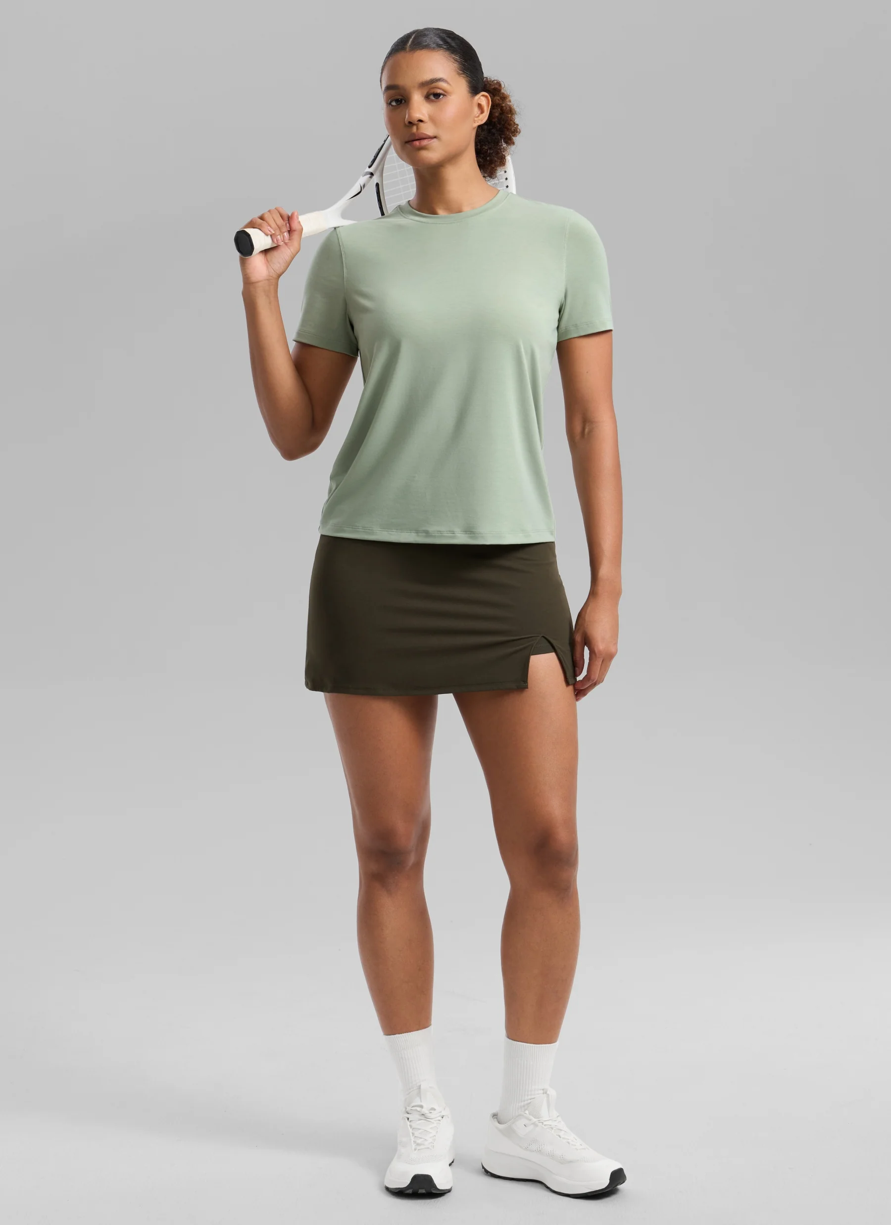 Quick Dry Crewneck Hip Length Short Sleeve - Image 27