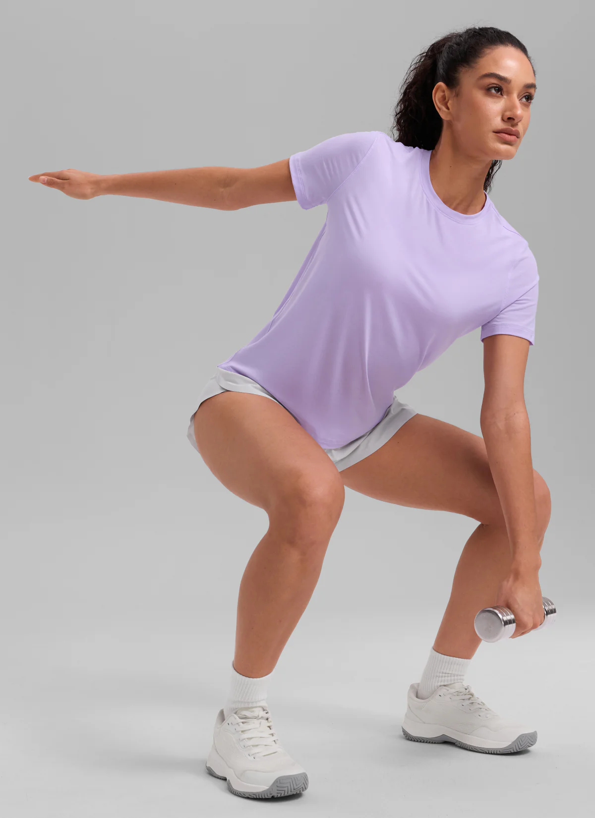 Quick Dry Crewneck Hip Length Short Sleeve - Image 31