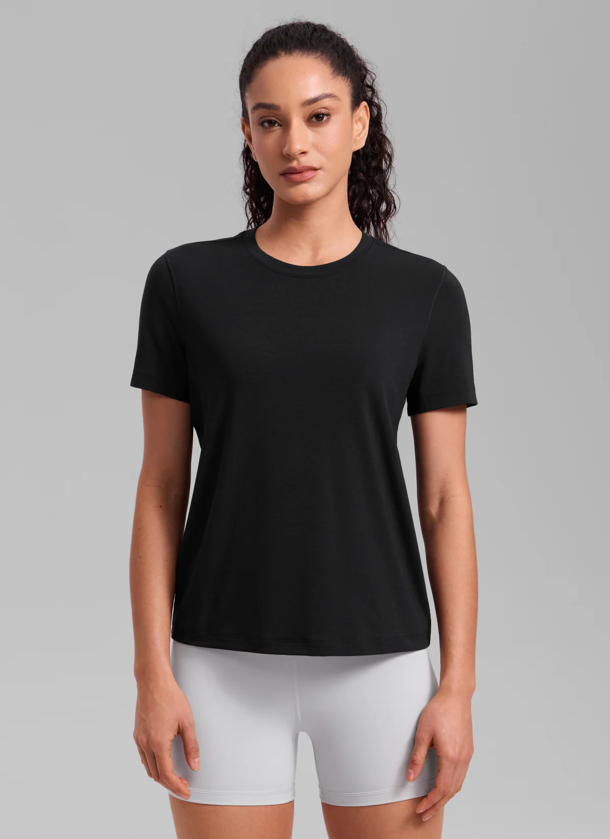 Quick Dry Crewneck Hip Length Short Sleeve - Image 9