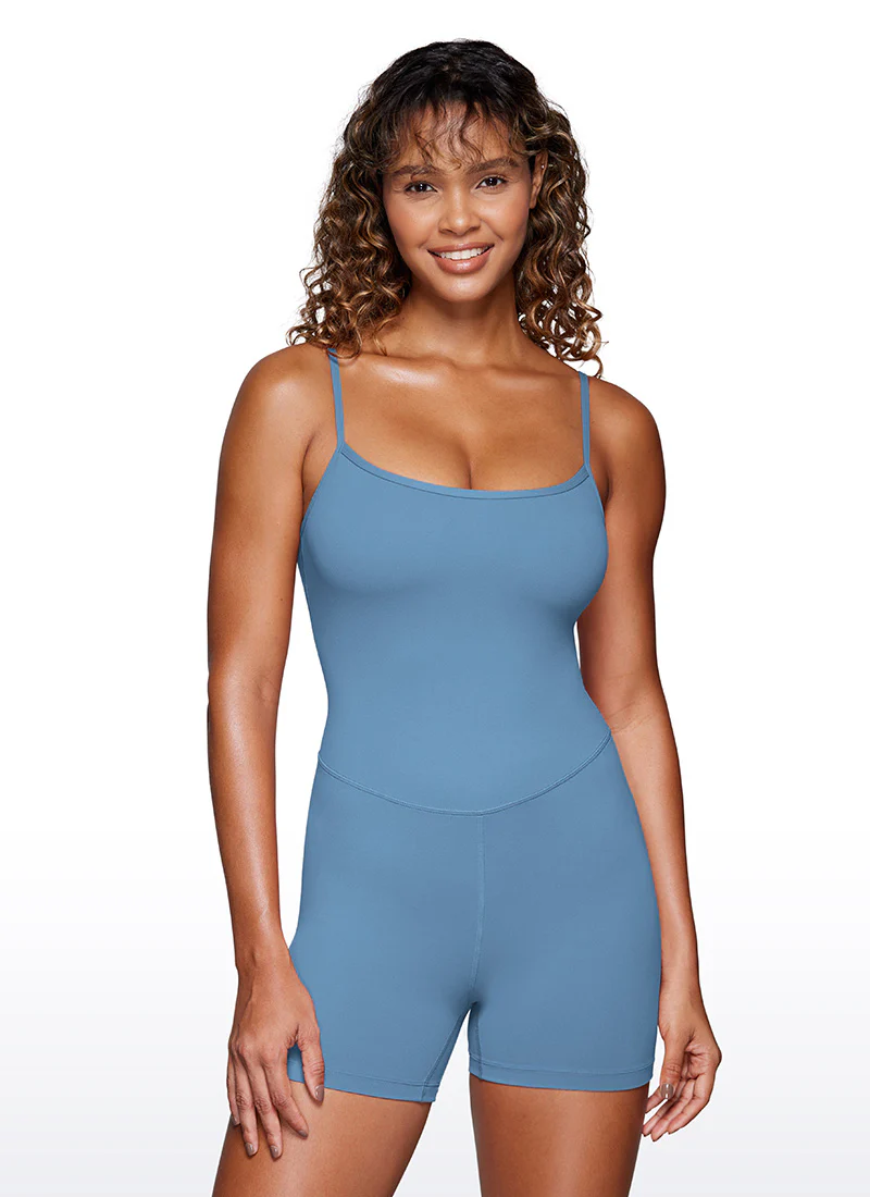 Butterluxe Thin Strap Shorts Bodysuit 4'' - Image 9