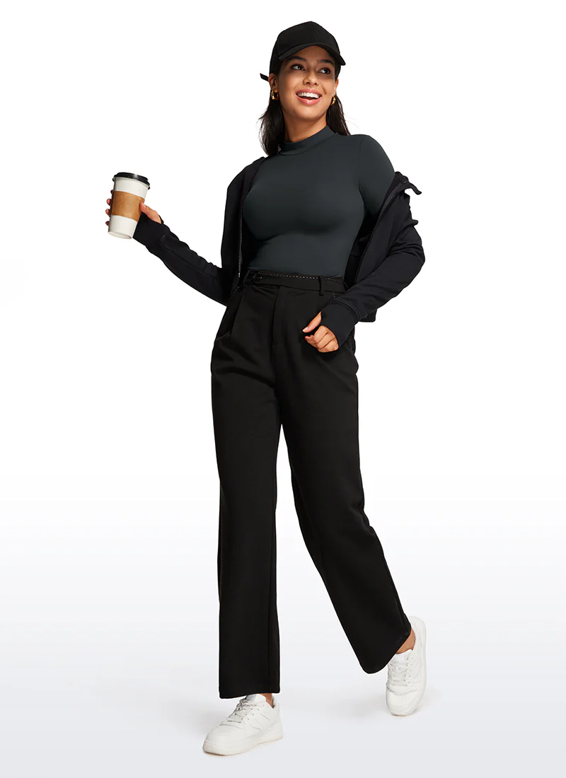 Butterluxe Mock Turtleneck Long Sleeve Bodysuits - Image 32
