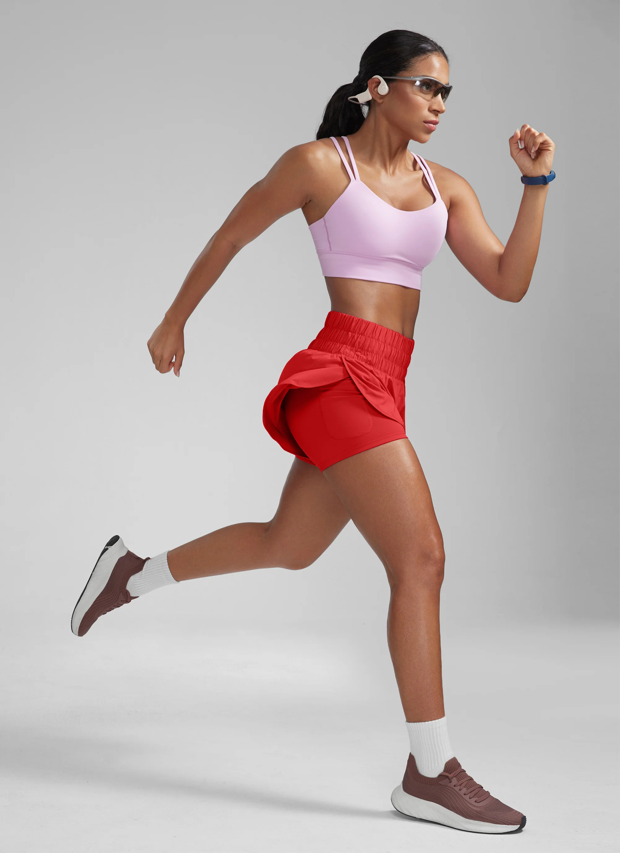 Feathery-Fit Soft 2 in 1 High Rise Shorts 3'' - Image 6