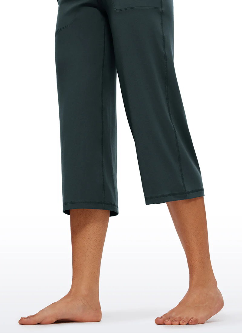 Butterluxe High Waist Wide Leg Pants with Pockets 23'' - Image 16