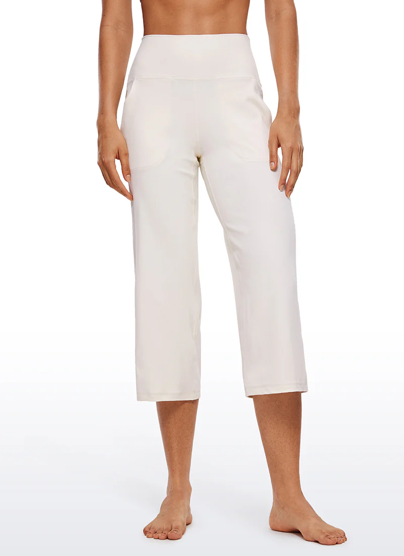 Butterluxe High Waist Wide Leg Pants with Pockets 23'' - Image 17