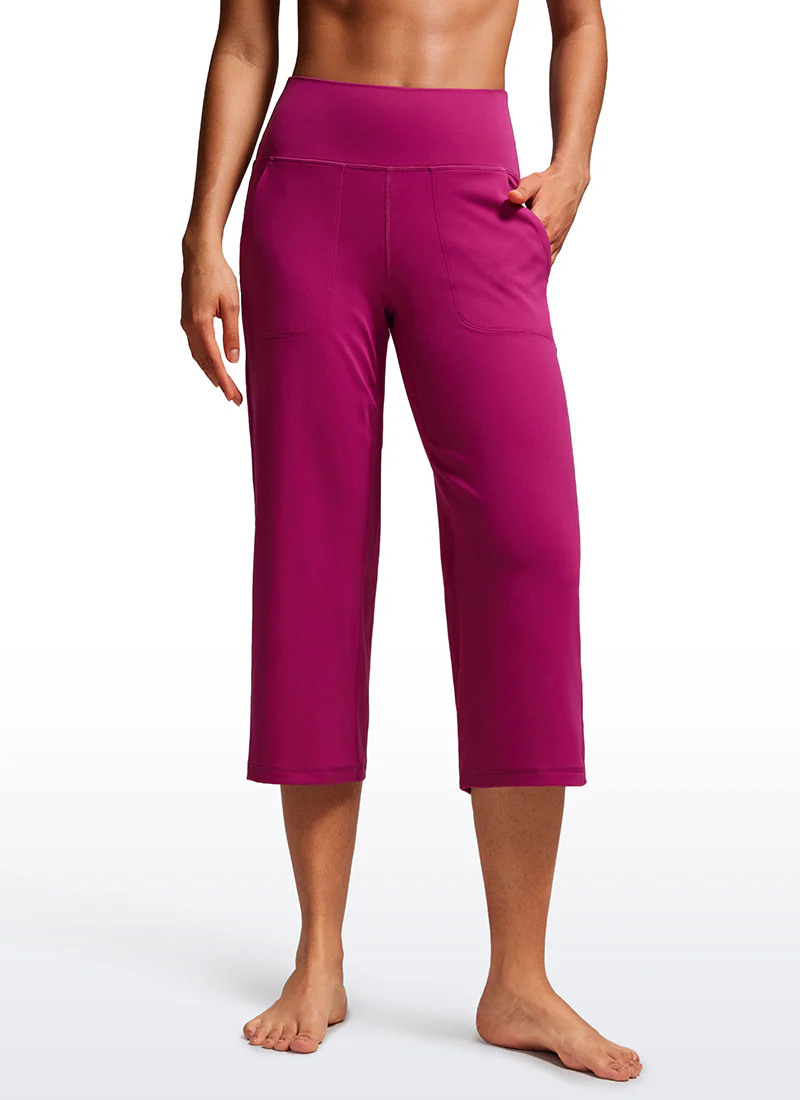 Butterluxe High Waist Wide Leg Pants with Pockets 23'' - Image 22
