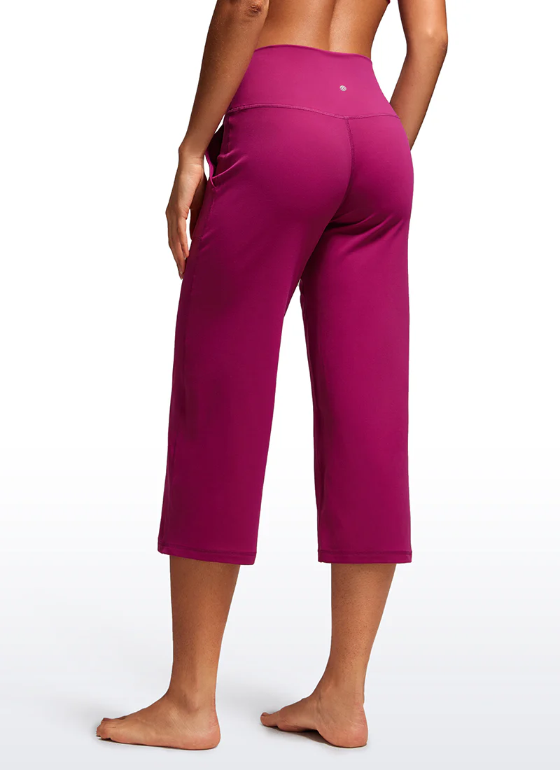 Butterluxe High Waist Wide Leg Pants with Pockets 23'' - Image 23
