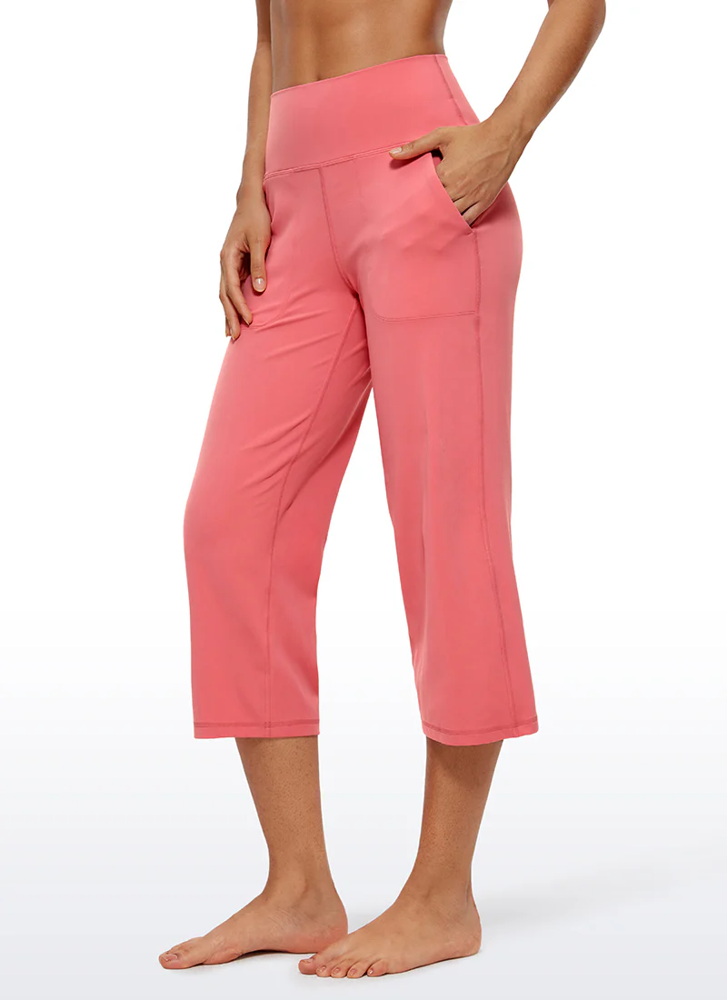 Butterluxe High Waist Wide Leg Pants with Pockets 23'' - Image 25