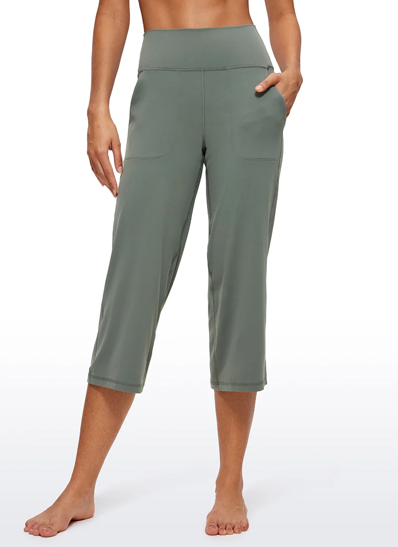 Butterluxe High Waist Wide Leg Pants with Pockets 23'' - Image 32