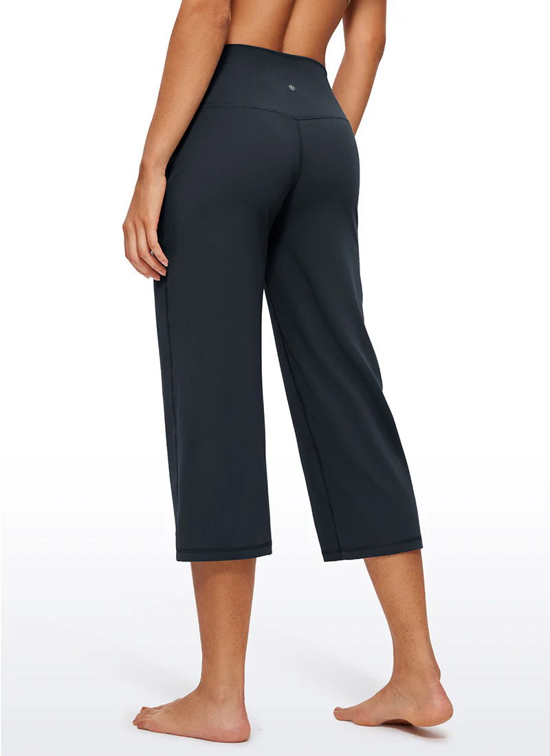 Butterluxe High Waist Wide Leg Pants with Pockets 23'' - Image 6