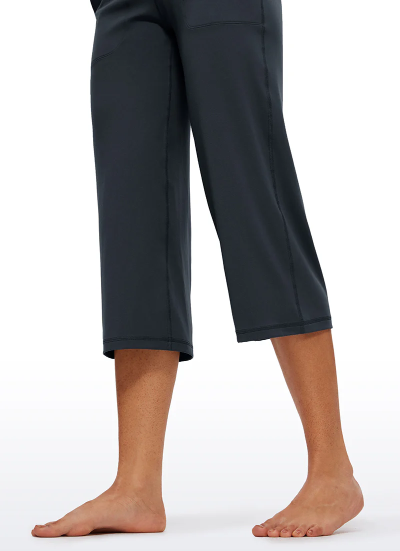 Butterluxe High Waist Wide Leg Pants with Pockets 23'' - Image 8