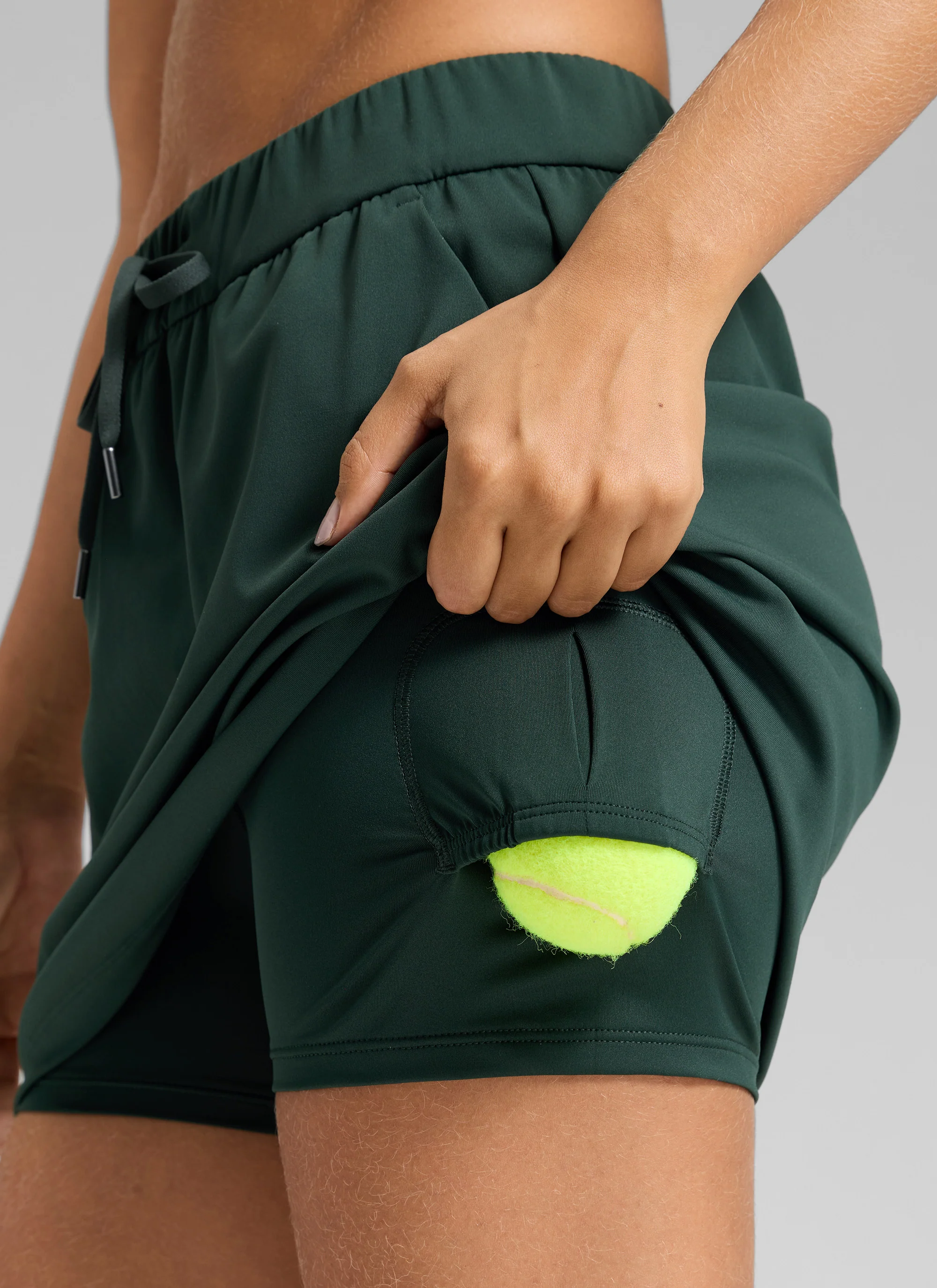 Stretch Drawstring Liner Skirt 15'' - 5 Pocket - Image 4