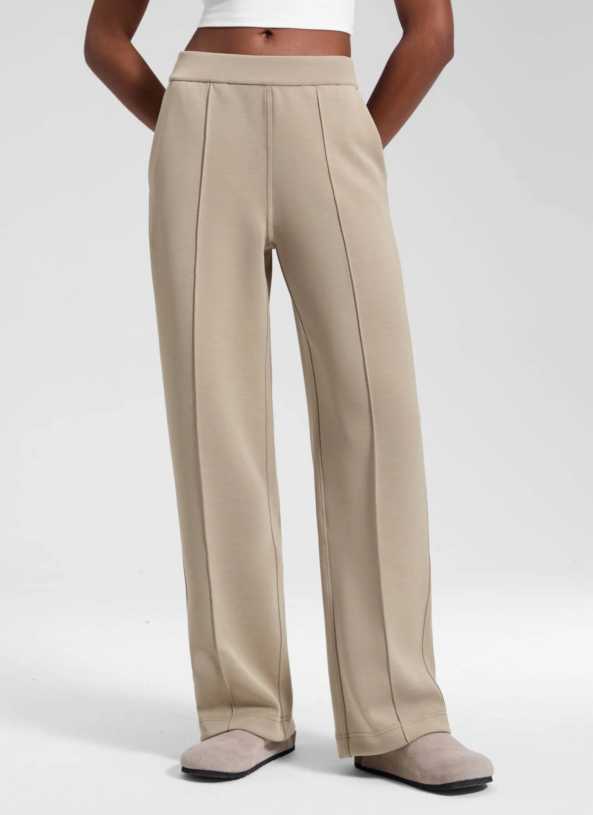 SoftAura Pintuck Straight Leg Sweatpant 30" - Image 23