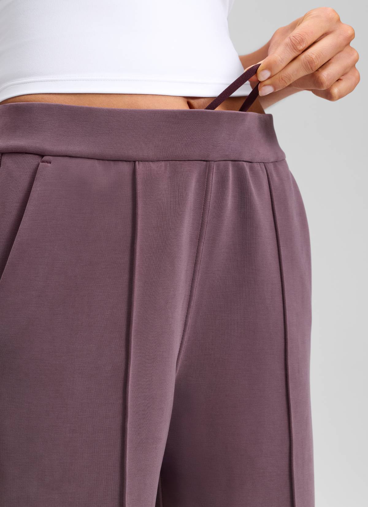 SoftAura Pintuck Straight Leg Sweatpant 30" - Image 31