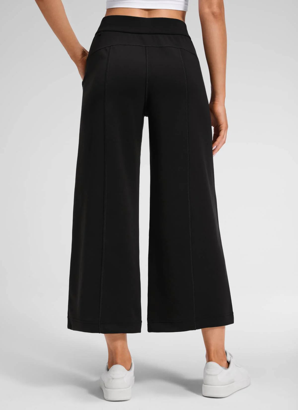 SoftAura Wide Leg Cropped Sweatpant 25" - Image 16