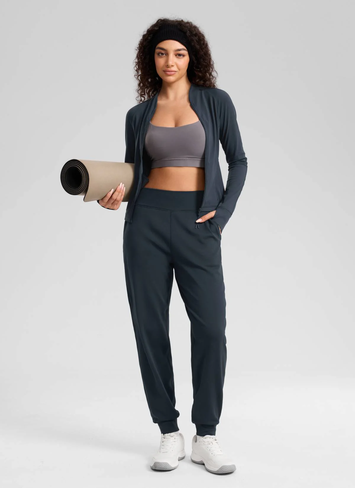 Matte Thermal Fleece Lined Jogger 27.5" - Image 16