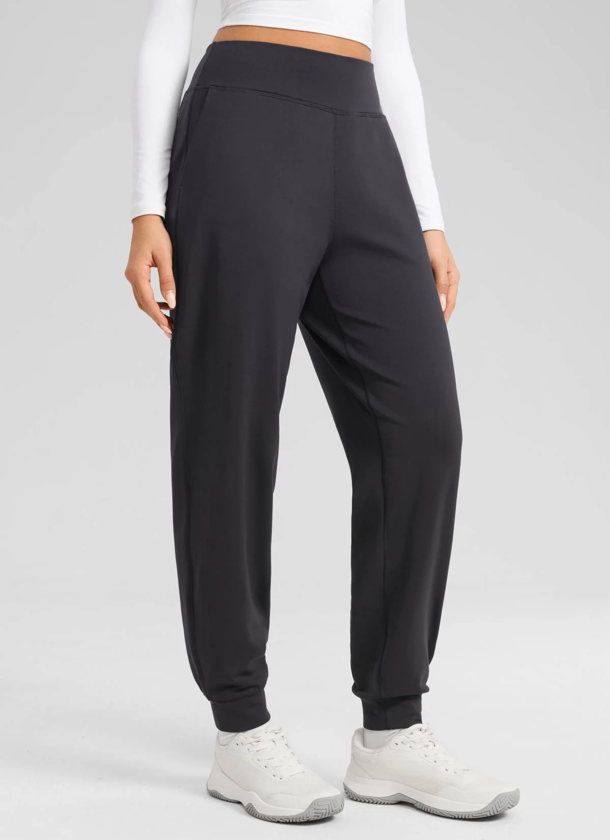 Matte Thermal Fleece Lined Jogger 27.5" - Image 19