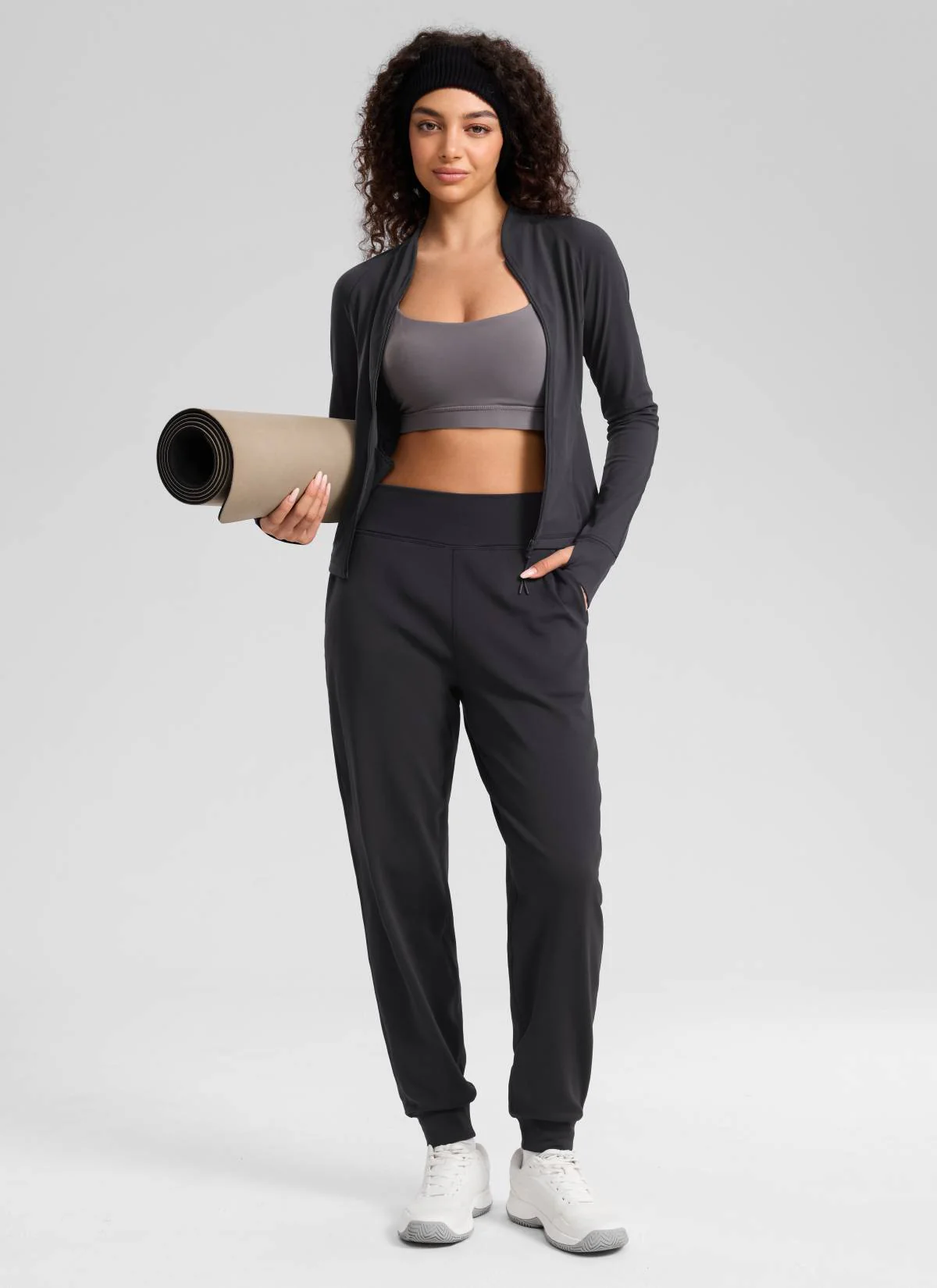 Matte Thermal Fleece Lined Jogger 27.5" - Image 21