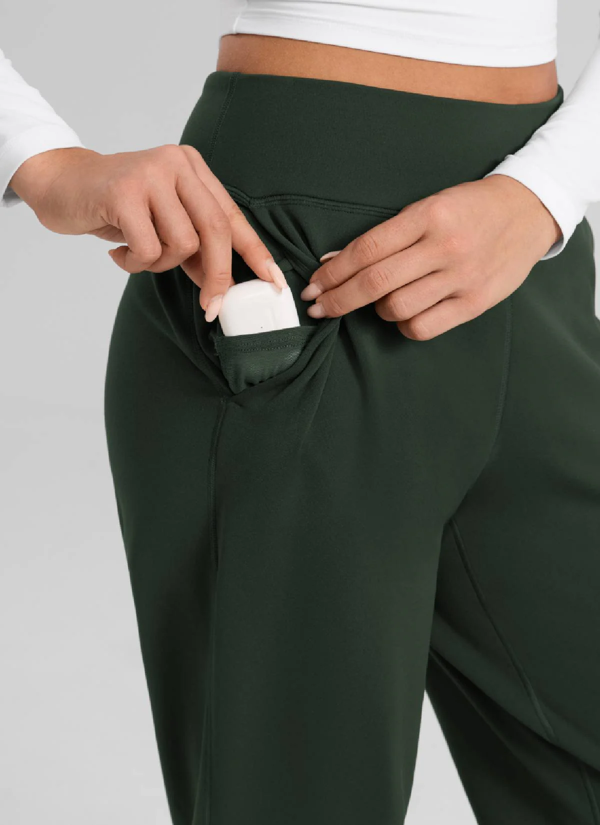 Matte Thermal Fleece Lined Jogger 27.5" - Image 4