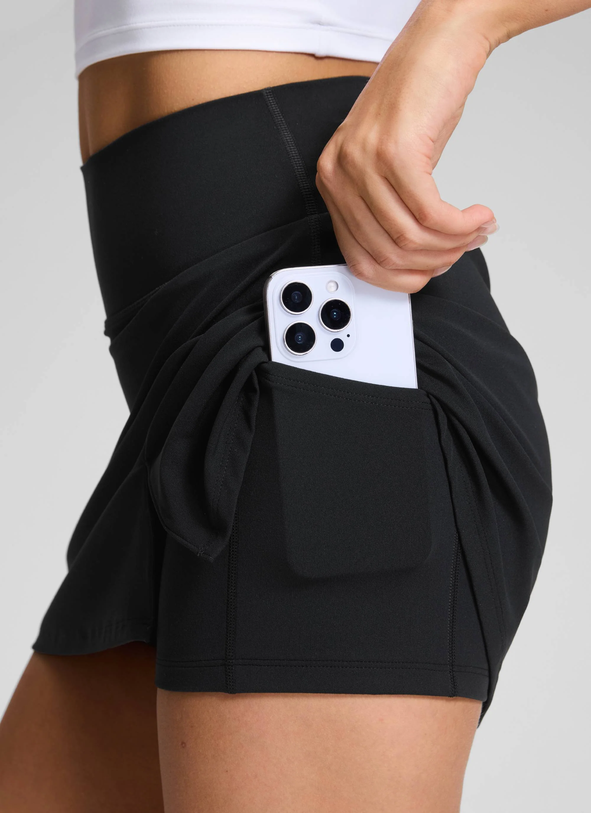 Front Slit High Rise Mini Golf Skirt 14.5’’ - Image 10