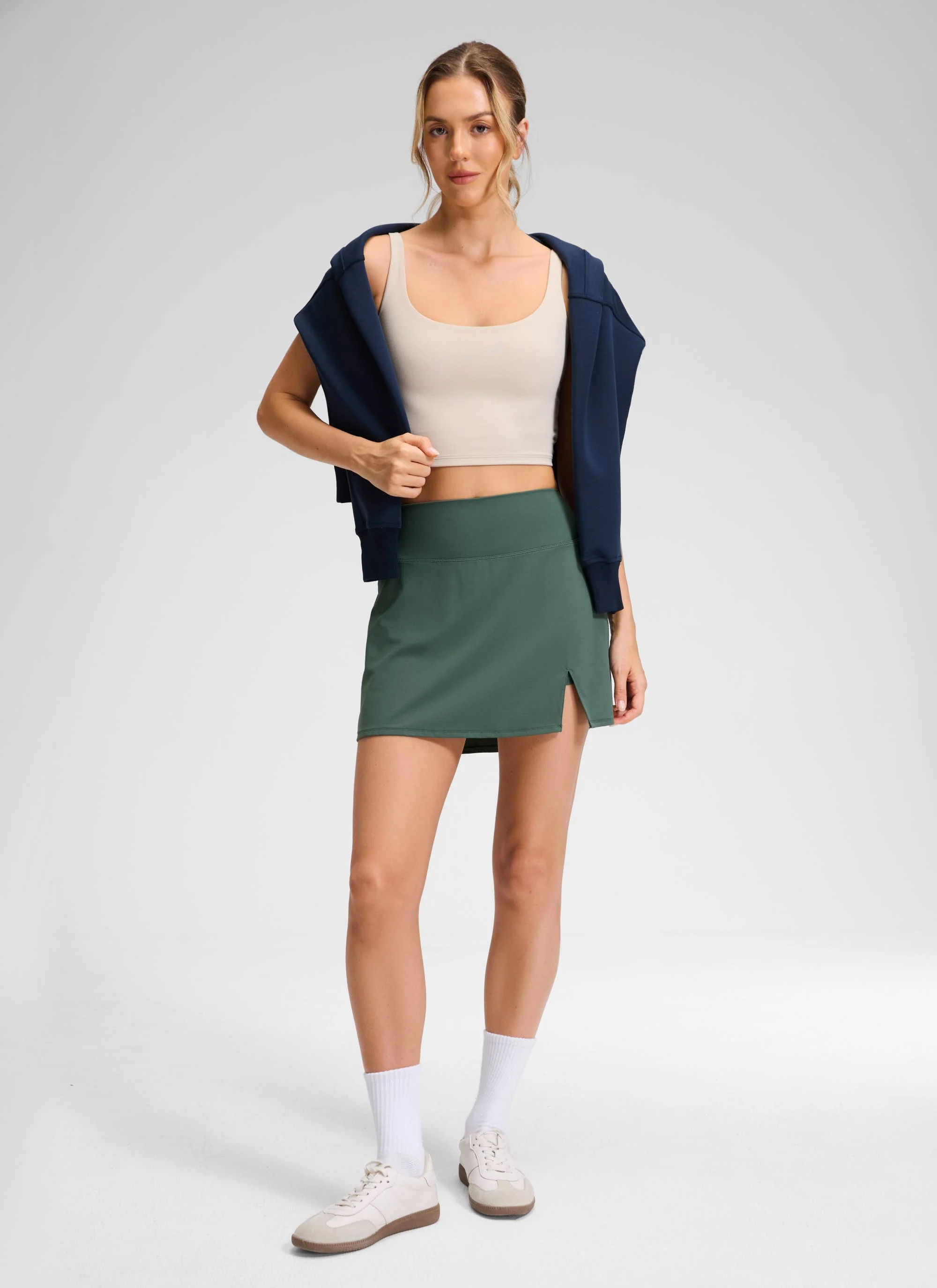 Front Slit High Rise Mini Golf Skirt 14.5’’ - Image 33