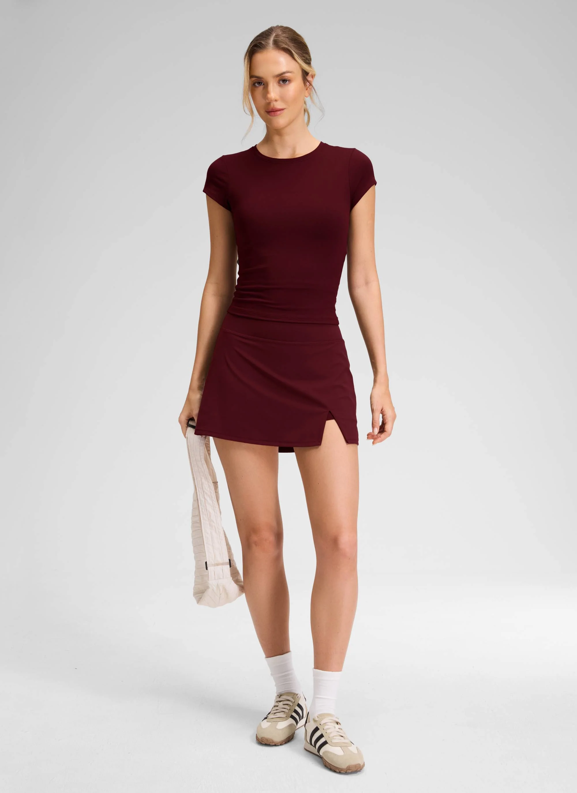 Front Slit High Rise Mini Golf Skirt 14.5’’ - Image 48
