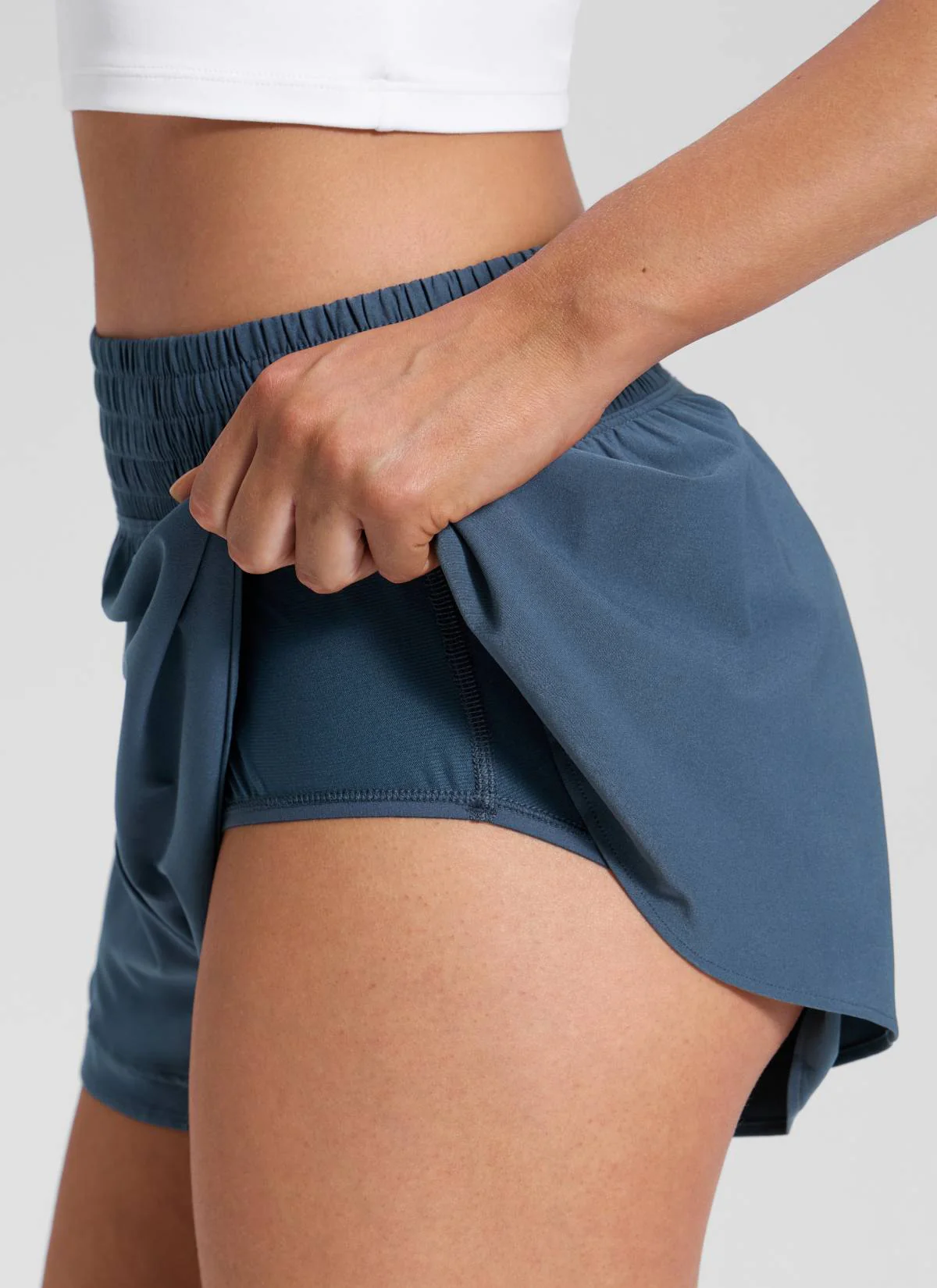 Feathery-Fit Drapey Flowy Shorts 2.5" - Image 13