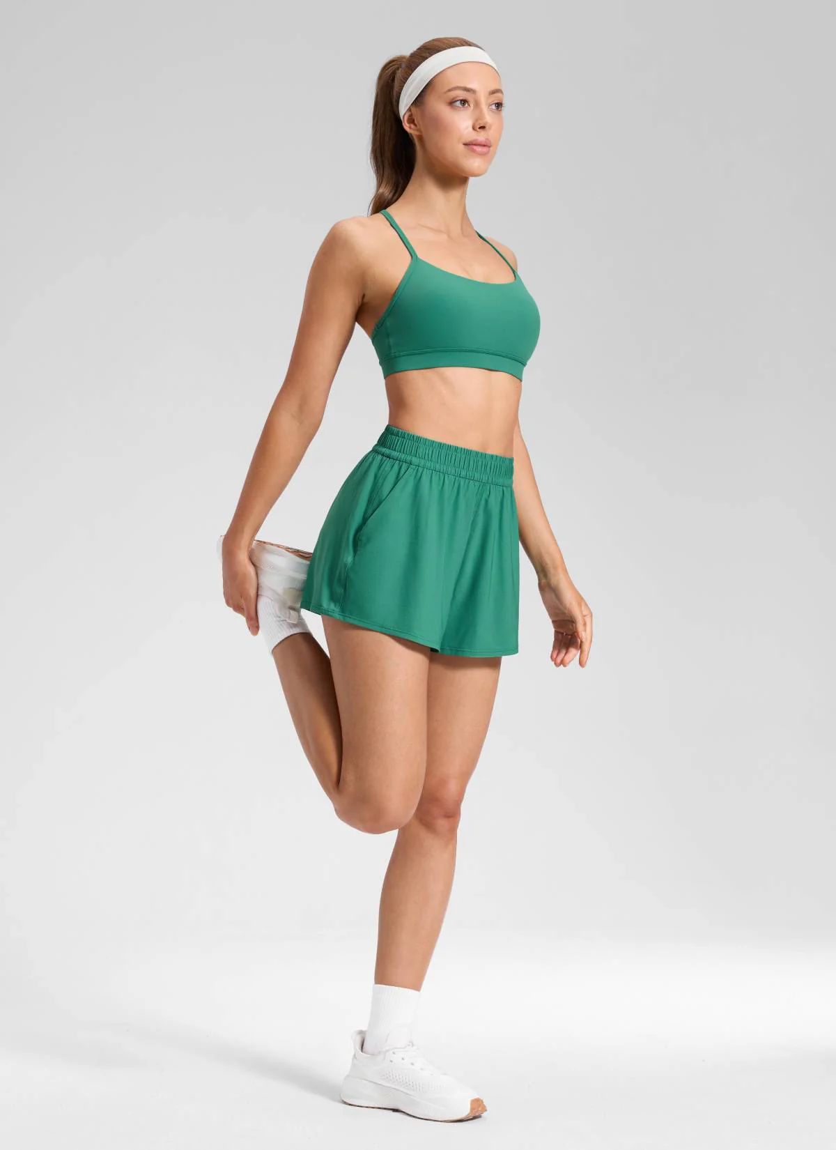Feathery-Fit Drapey Relaxed Fit Shorts 2.5" - Image 24