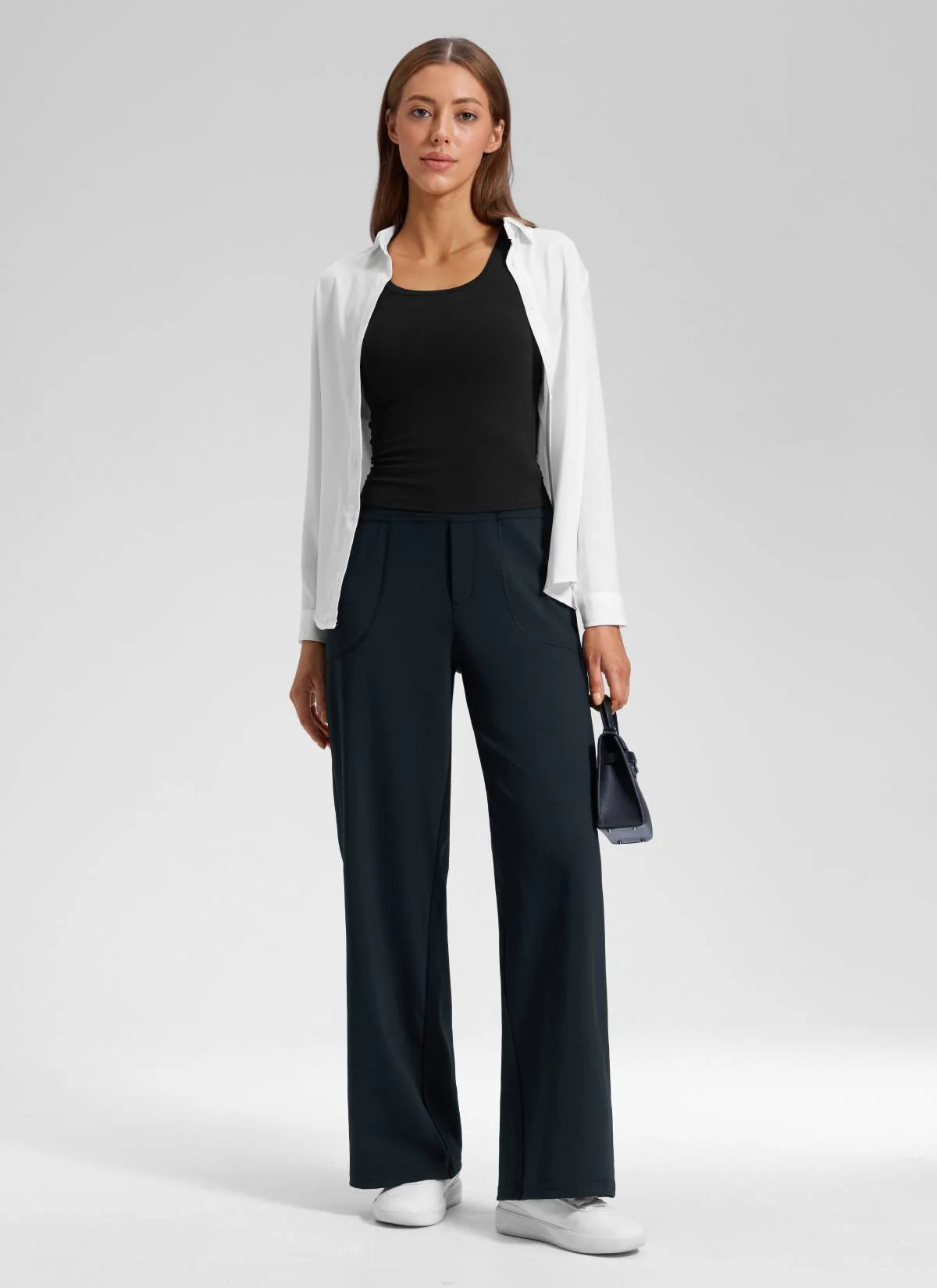 Wide Leg Faux Fly Pocket Pant 30" - Image 13