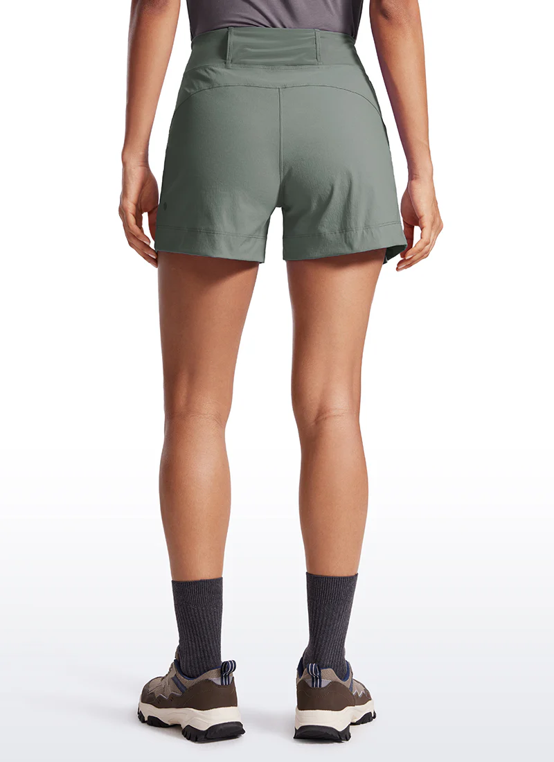 Ripstop Zip Pocket Mid Rise Shorts 4'' - Image 2