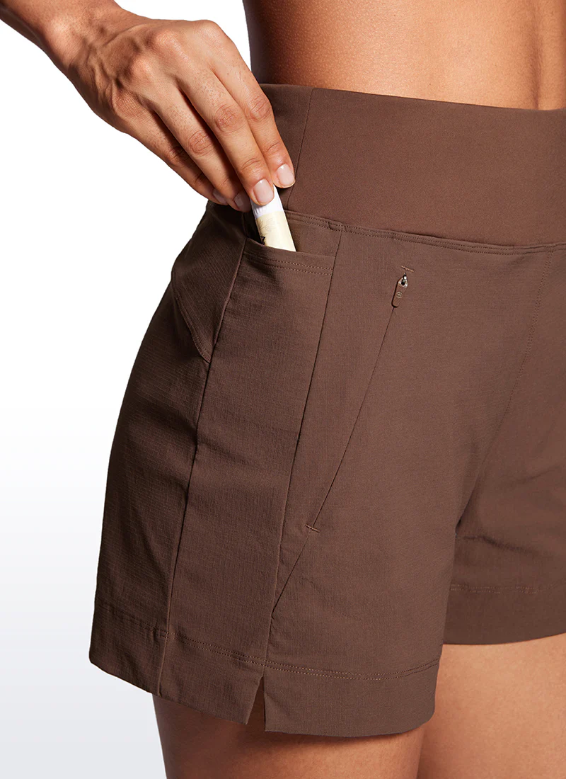 Ripstop Zip Pocket Mid Rise Shorts 4'' - Image 31
