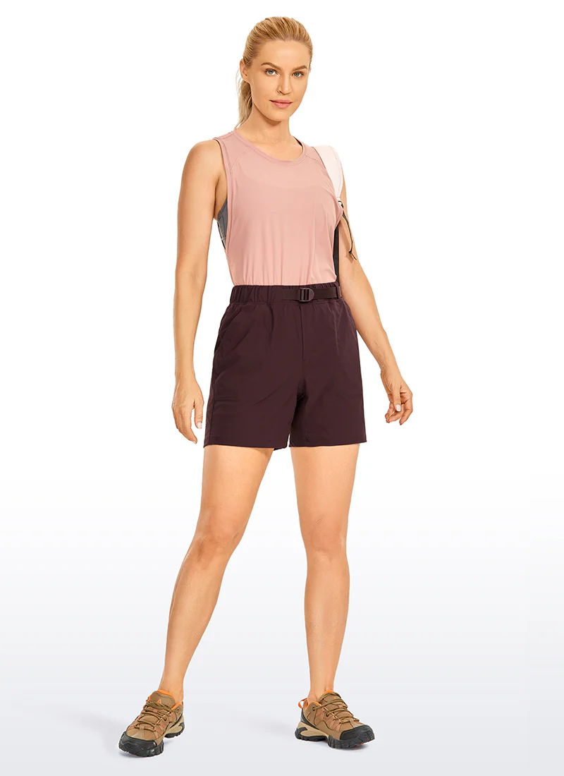 Ripstop Mid-Rise Hiking Shorts with Belt 6'' - Image 15