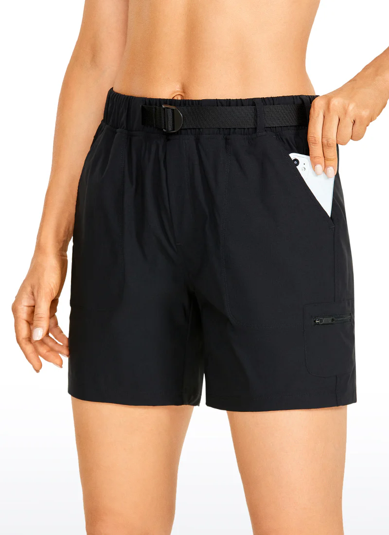 Ripstop Mid-Rise Hiking Shorts with Belt 6'' - Image 8