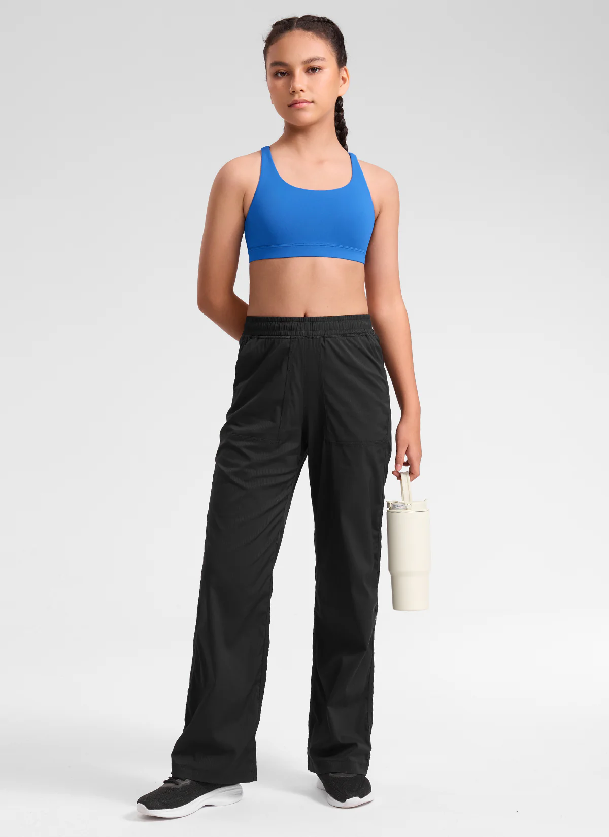 Butterluxe Girls Sport Bra Strappy Back - Image 3