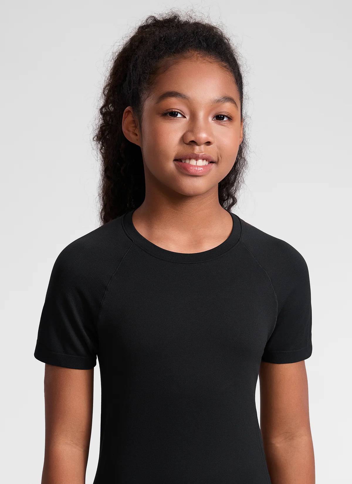 Girls Seamless Hip Length Short Sleeve - Image 17