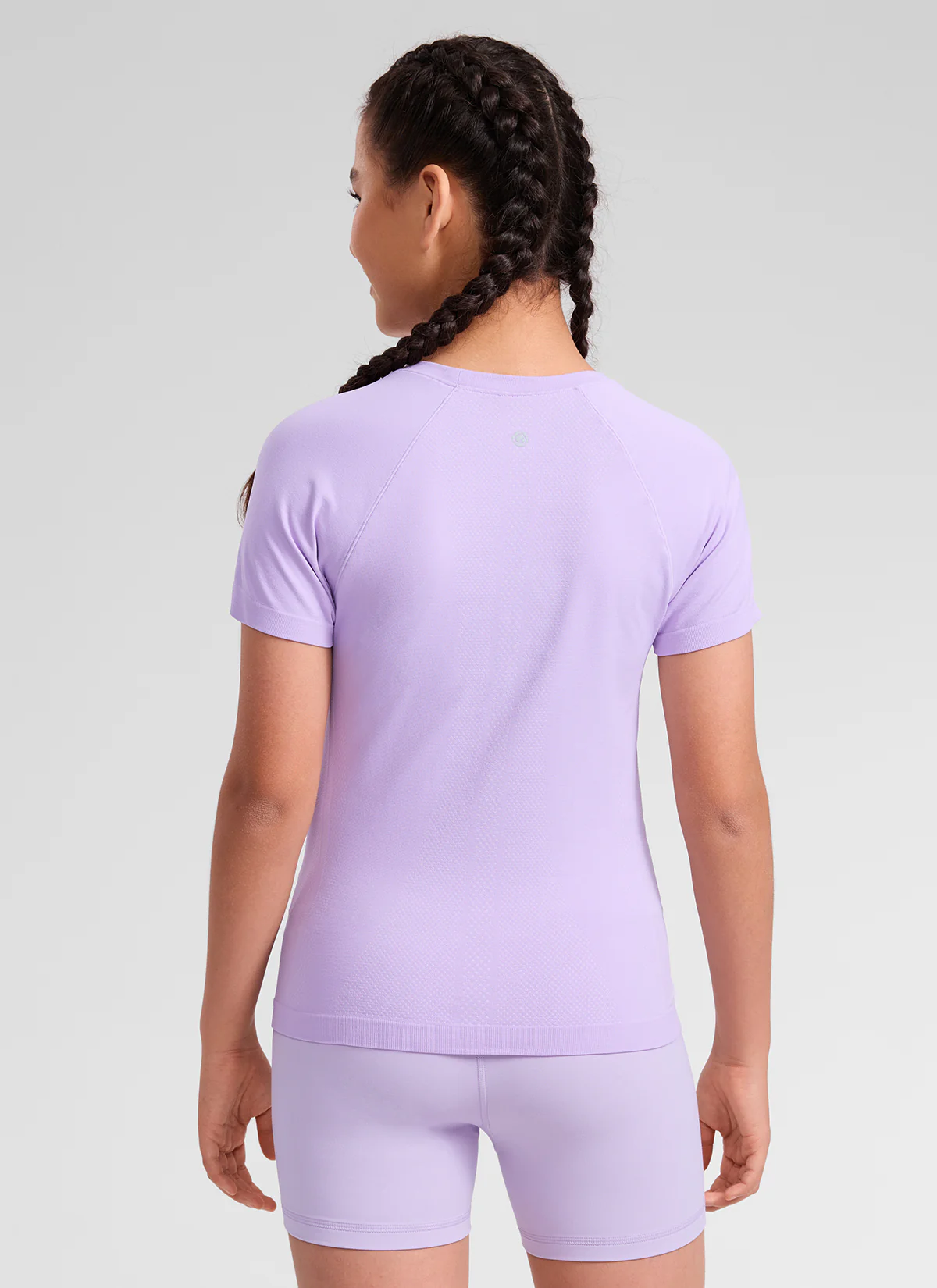 Girls Seamless Hip Length Short Sleeve - Image 6