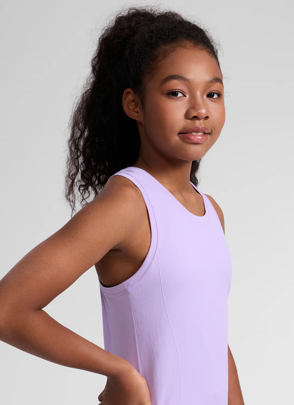 Girls Seamless Waist Length Tank - Image 14