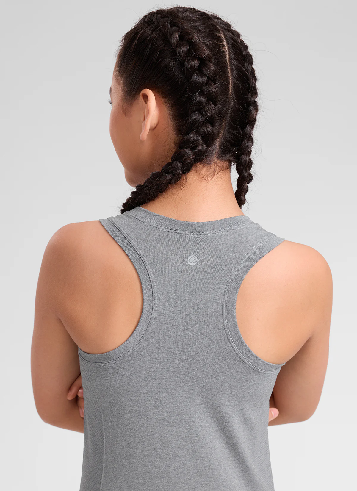 Girls Seamless Waist Length Tank - Image 4