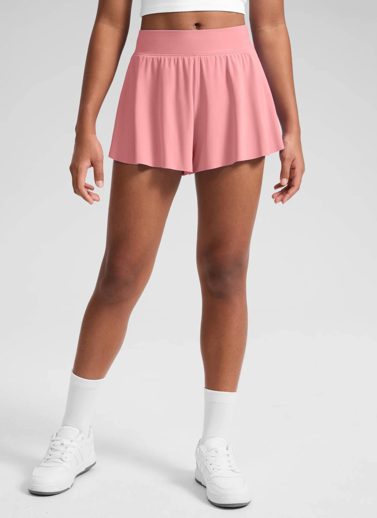 Girls High Rise 2 in 1 Flowy Sport Shorts 2.5'' - Image 31