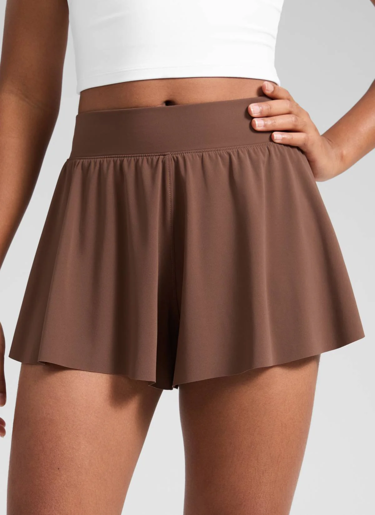 Girls High Rise 2 in 1 Flowy Sport Shorts 2.5'' - Image 39