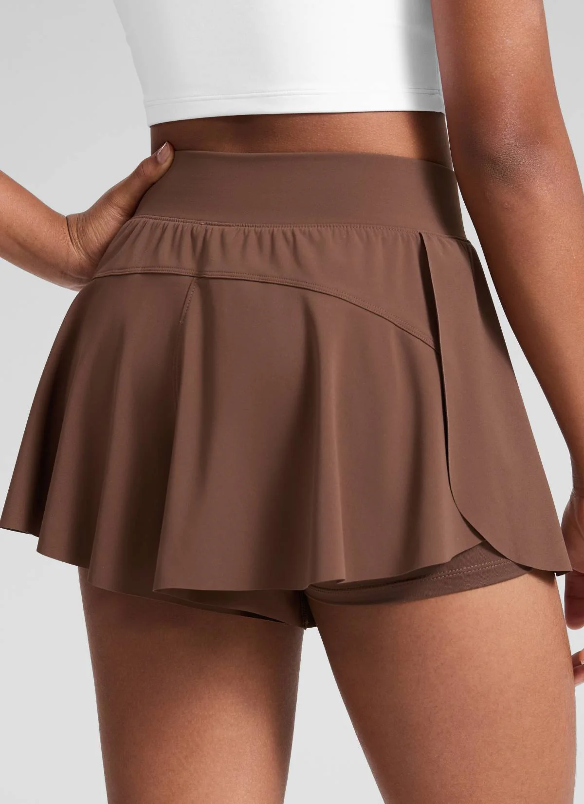 Girls High Rise 2 in 1 Flowy Sport Shorts 2.5'' - Image 40