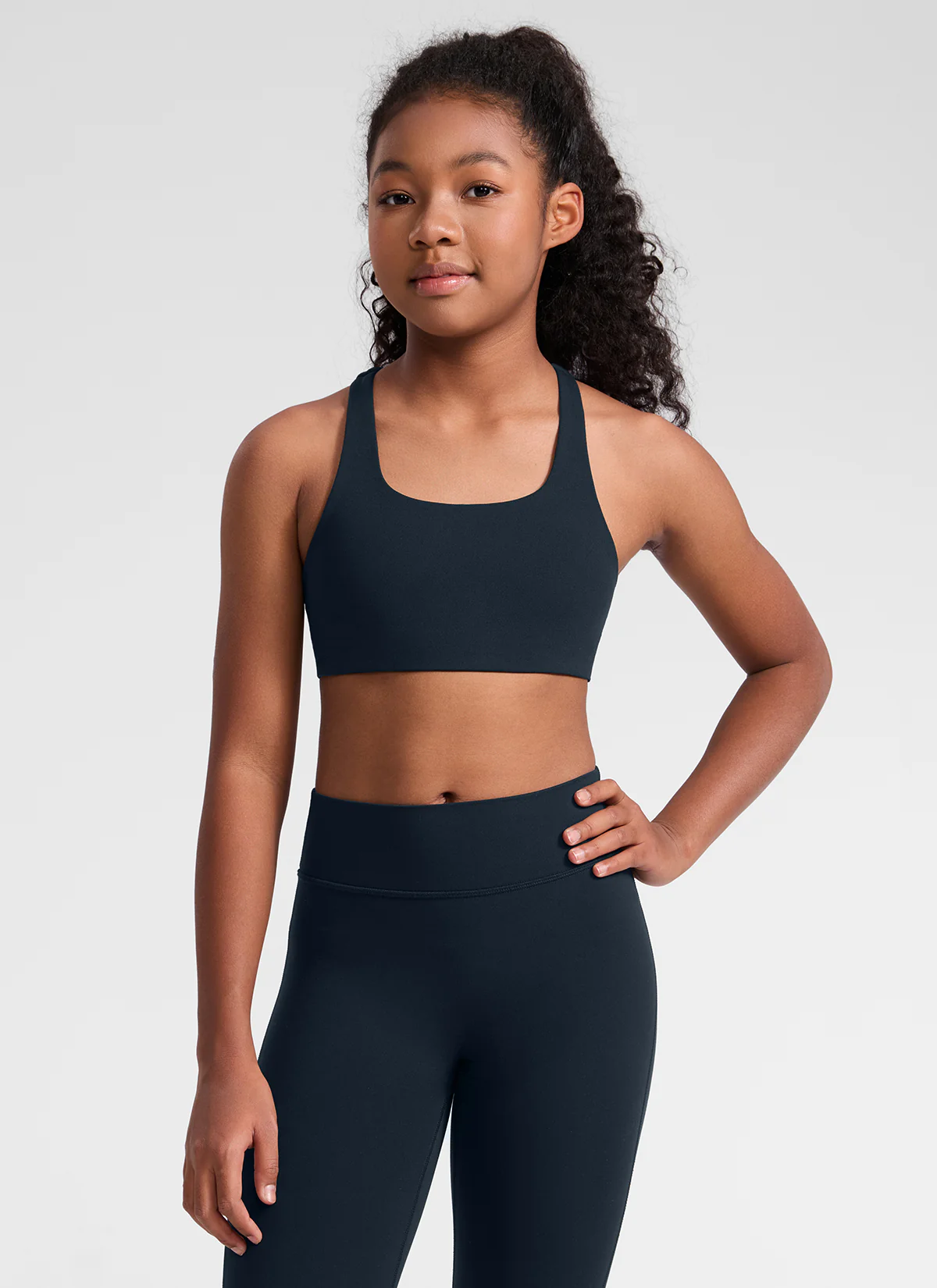 Girls Butterluxe U Neck Mold Sports Bra - Image 20