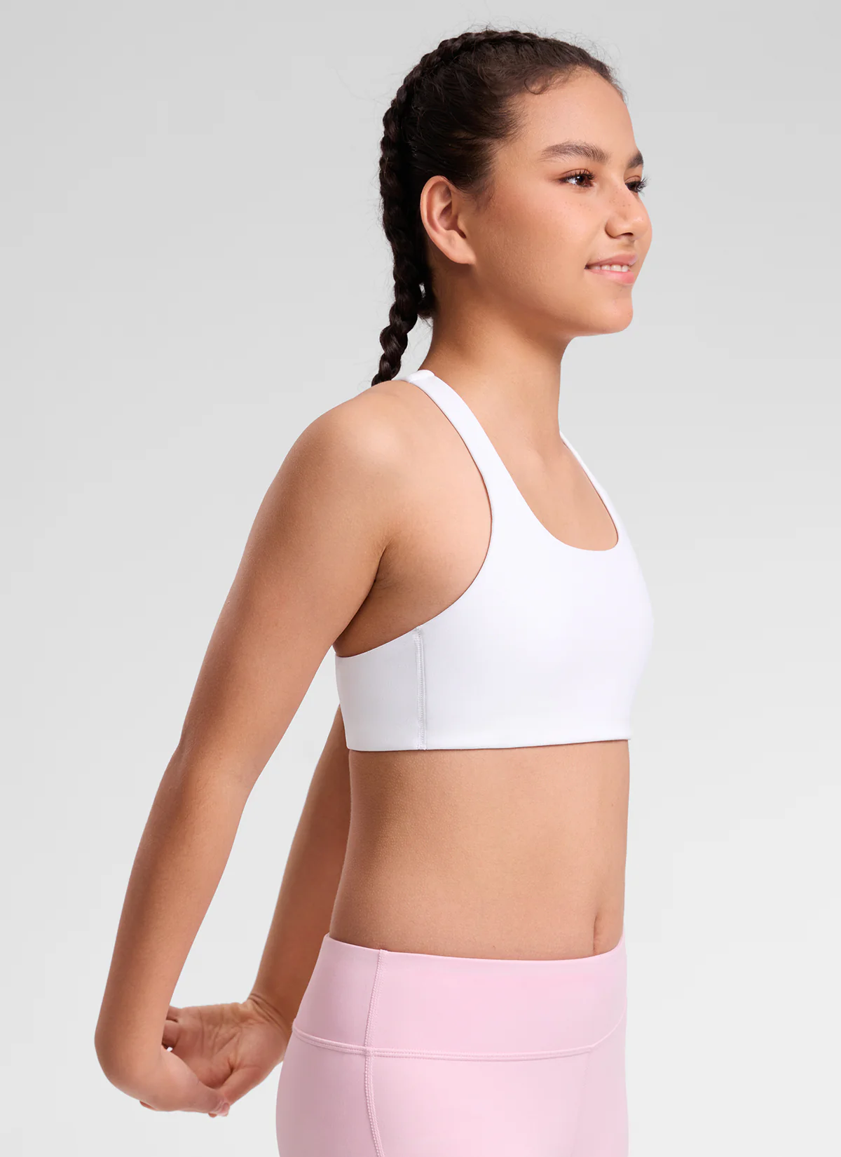 Girls Butterluxe U Neck Mold Sports Bra - Image 28