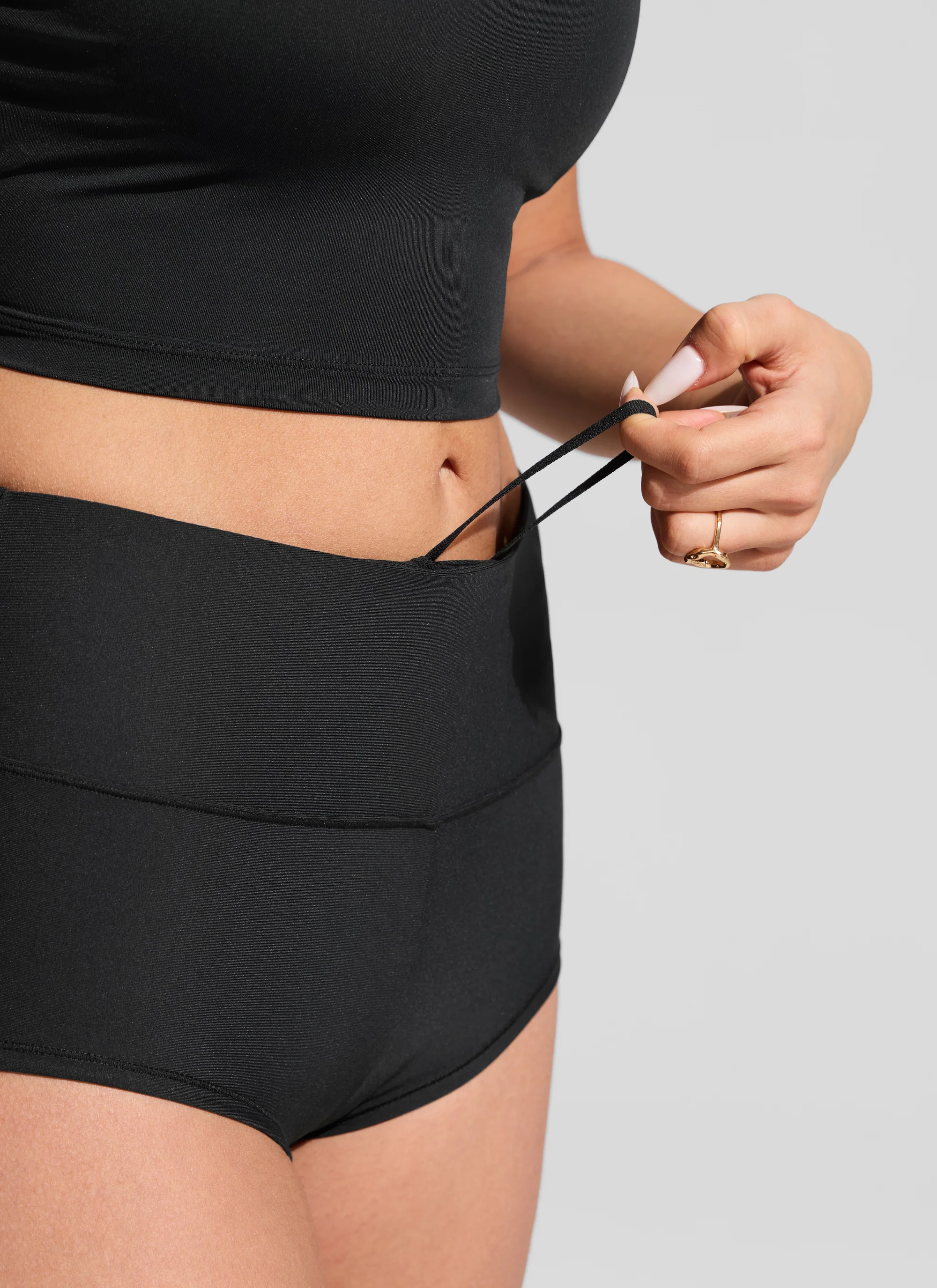 High Rise Boyshorts Bikini Bottom 2.5'' - Image 17