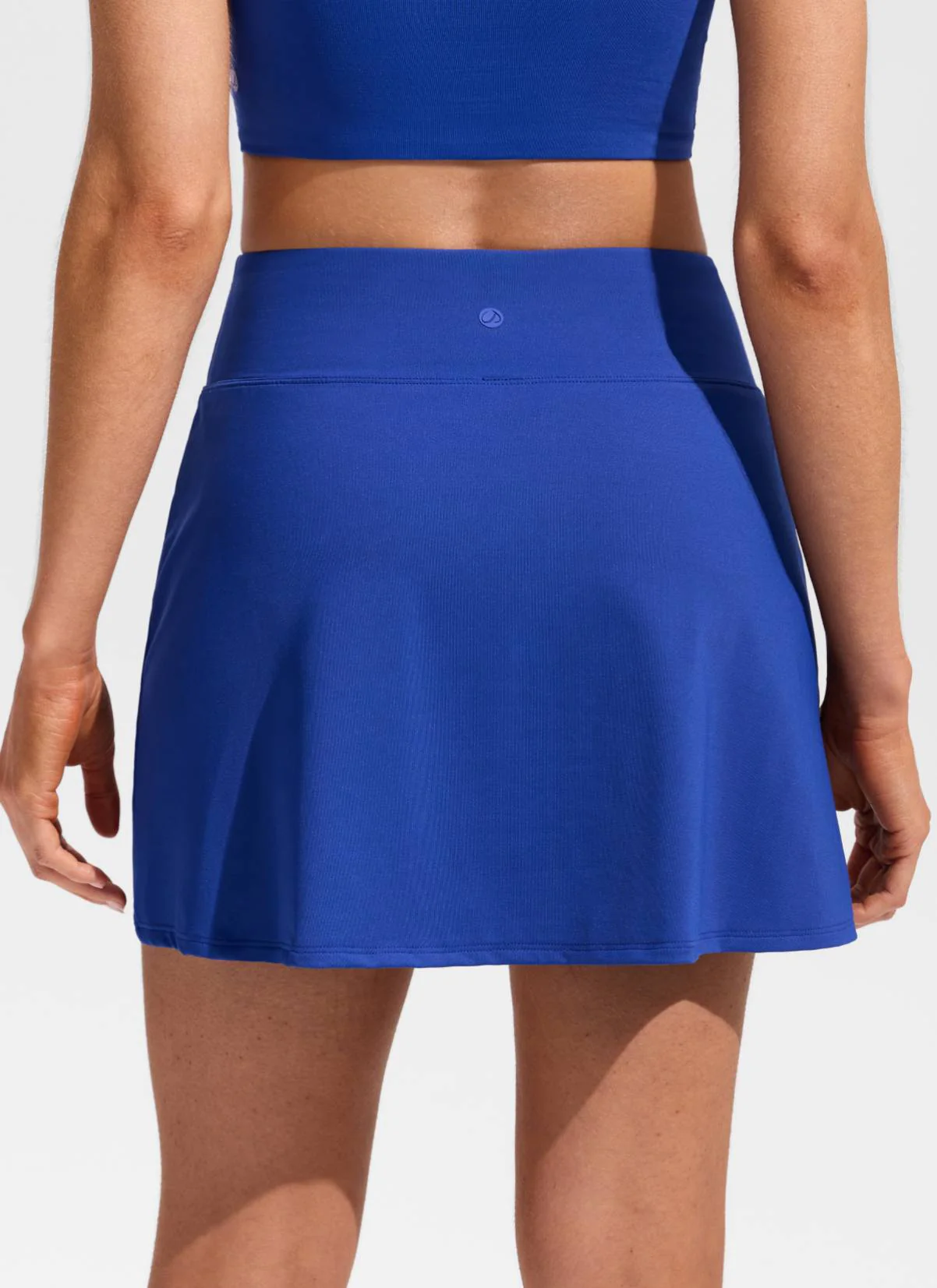 A Line Side Split Built in Brief Swim Skirt - Image 5