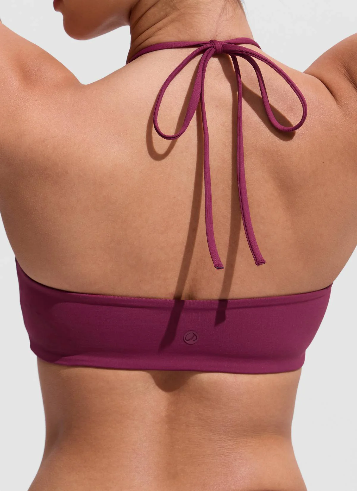 Halter Crewneck Self Tie Bikini Top - Image 15