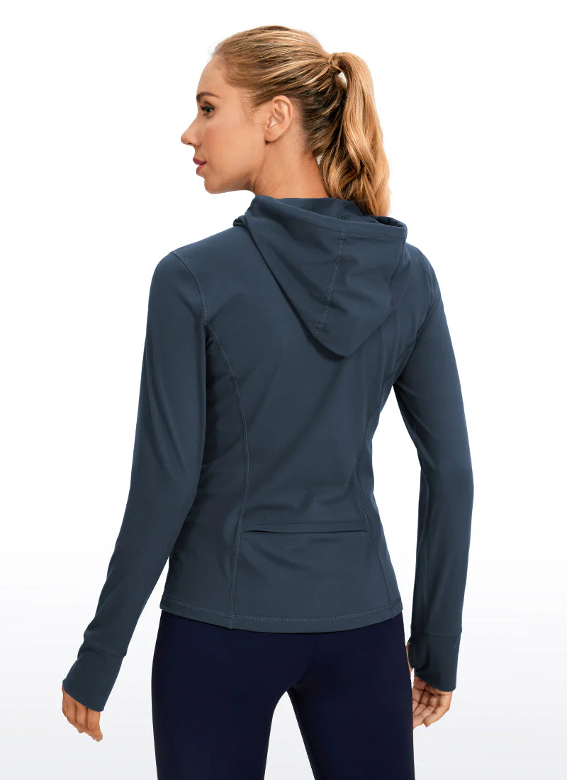Light Fleece Brushed Full Zip Hoodies - Image 16