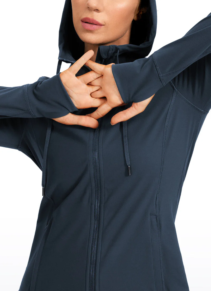 Light Fleece Brushed Full Zip Hoodies - Image 17